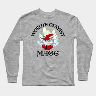 World's Okayest Mage (light) Long Sleeve T-Shirt